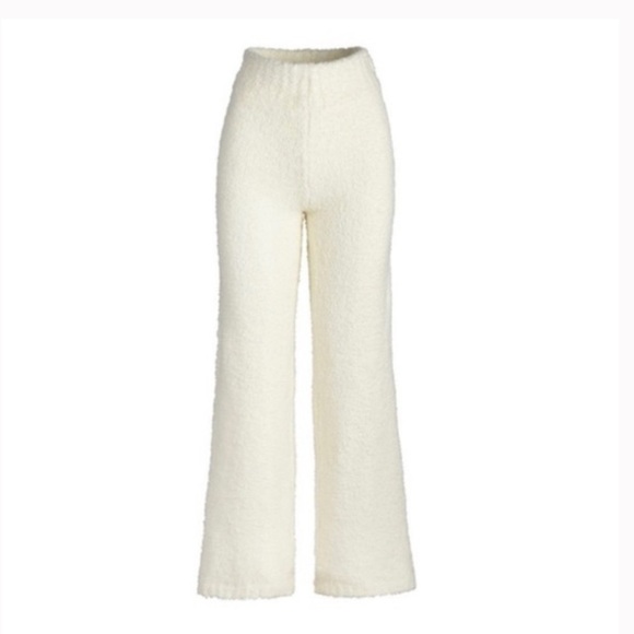 Skims Cozy Knit Loungewear Pants Cream Size Medium - Picture 6 of 6